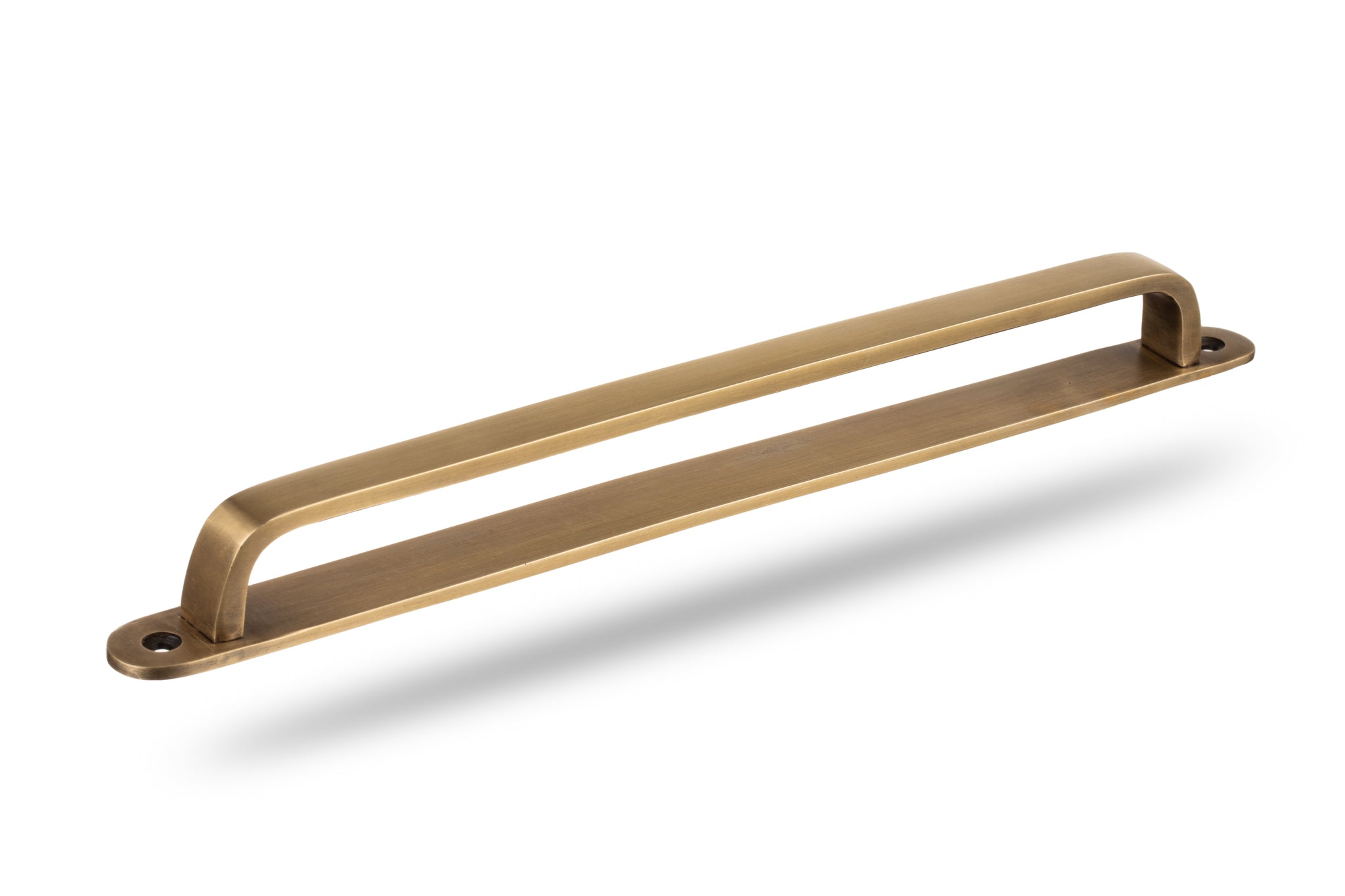 Yagman CBAB378A2 – Lot De 2 Poignées De Placard De Cuisine Rétro En Laiton Antique De 9,6 Cm De Long Avec Trou Central De 9,6 Cm