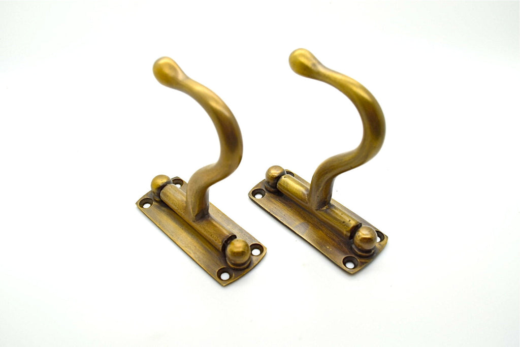 Brass Folding Hook: Buy a Solid Brass Folding Hook for Walls or Doors ...